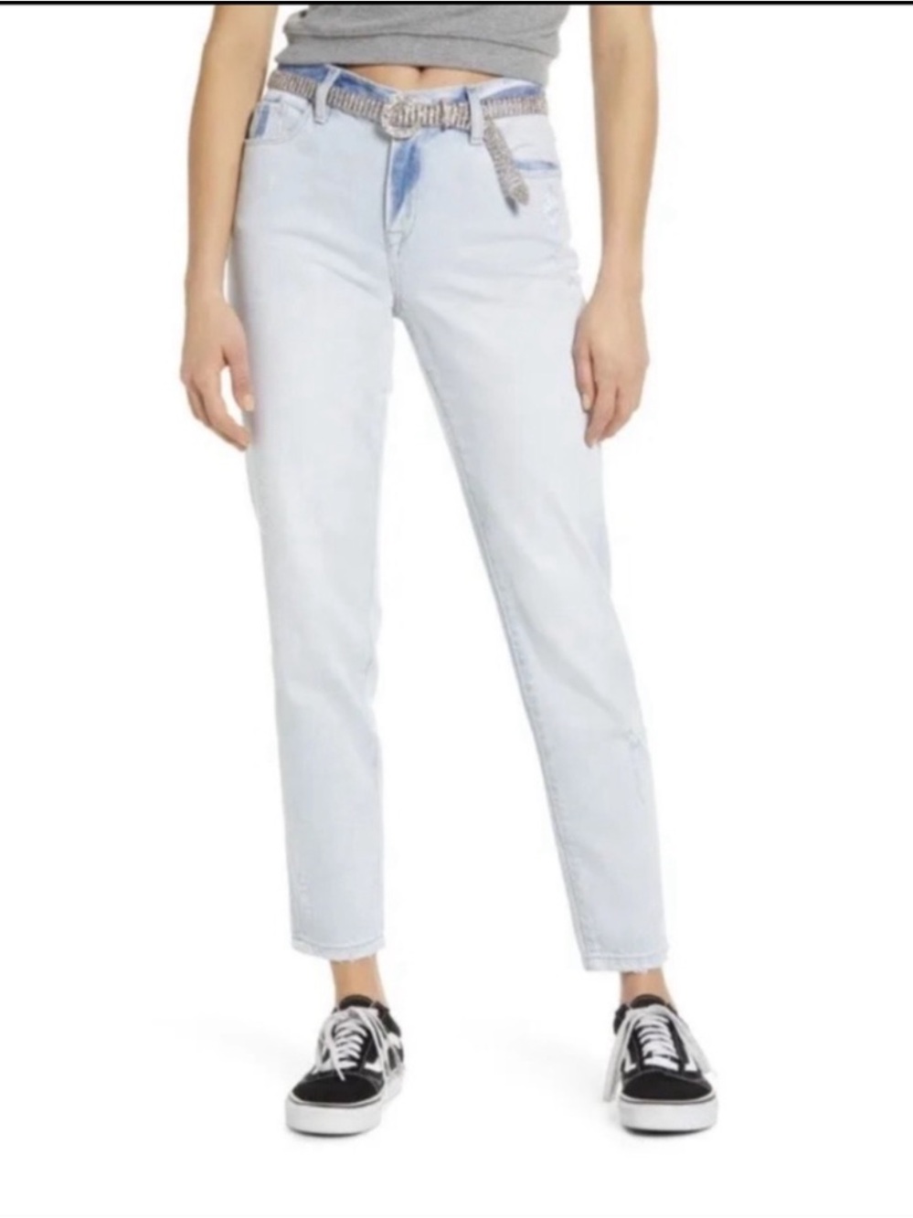 BlankNYC Ludlow Crop Girlfriend Jeans